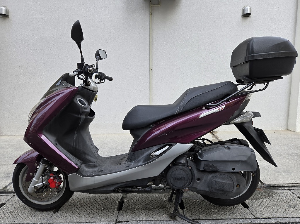 155cc】ヤマハ マジェスティS 紫：沖縄レンタルバイクのインリンク